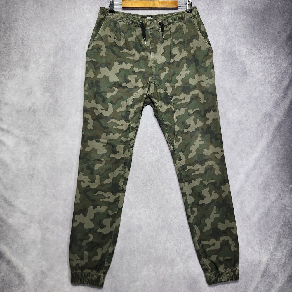Zanerobe Sureshot Camo Jogger Pants Mens 34x30 Green Camouflage ZNRB-02-WAN‎
